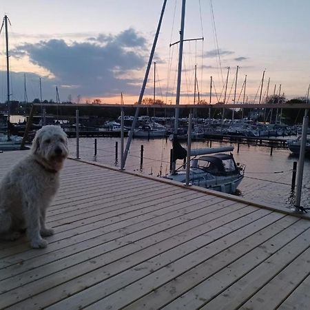 Hausboot Gluecksmomente Mit Dachterrasse In Schleswig Am Ostseefjord Schlei Екстер'єр фото